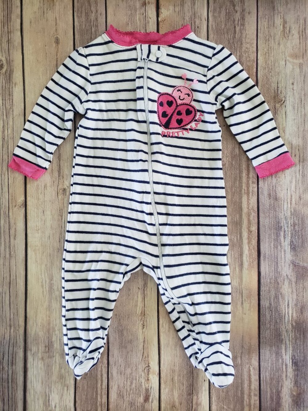 Garanimals Ladybug Baby Footie Size 3-6M